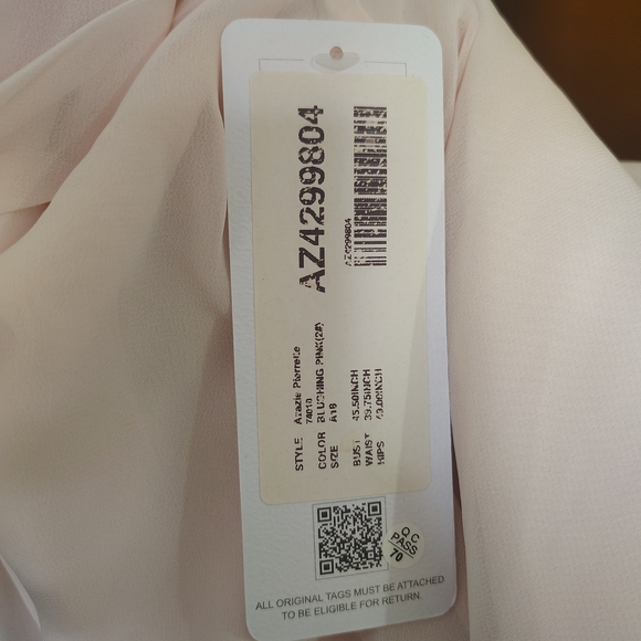 Azazie Soft Pink Maxi Dress - Picture 8 of 9